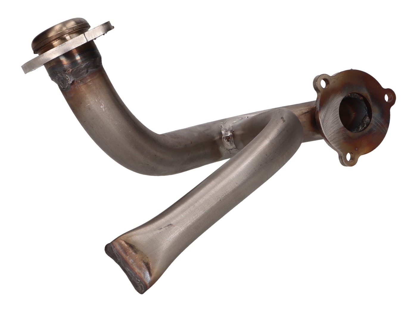 OEM Standard Koleno výfuku nerez se slepým kolenem, Aprilia SX, RX, Derbi Senda, DRD, X-Treme, SM, Gilera RCR, SMT 38713