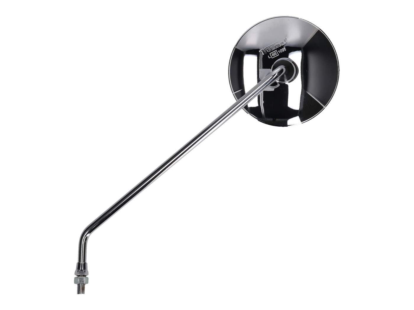 Vparts Zrcátko levé M10 chrom, Vespa Classic, LML Star VC38797