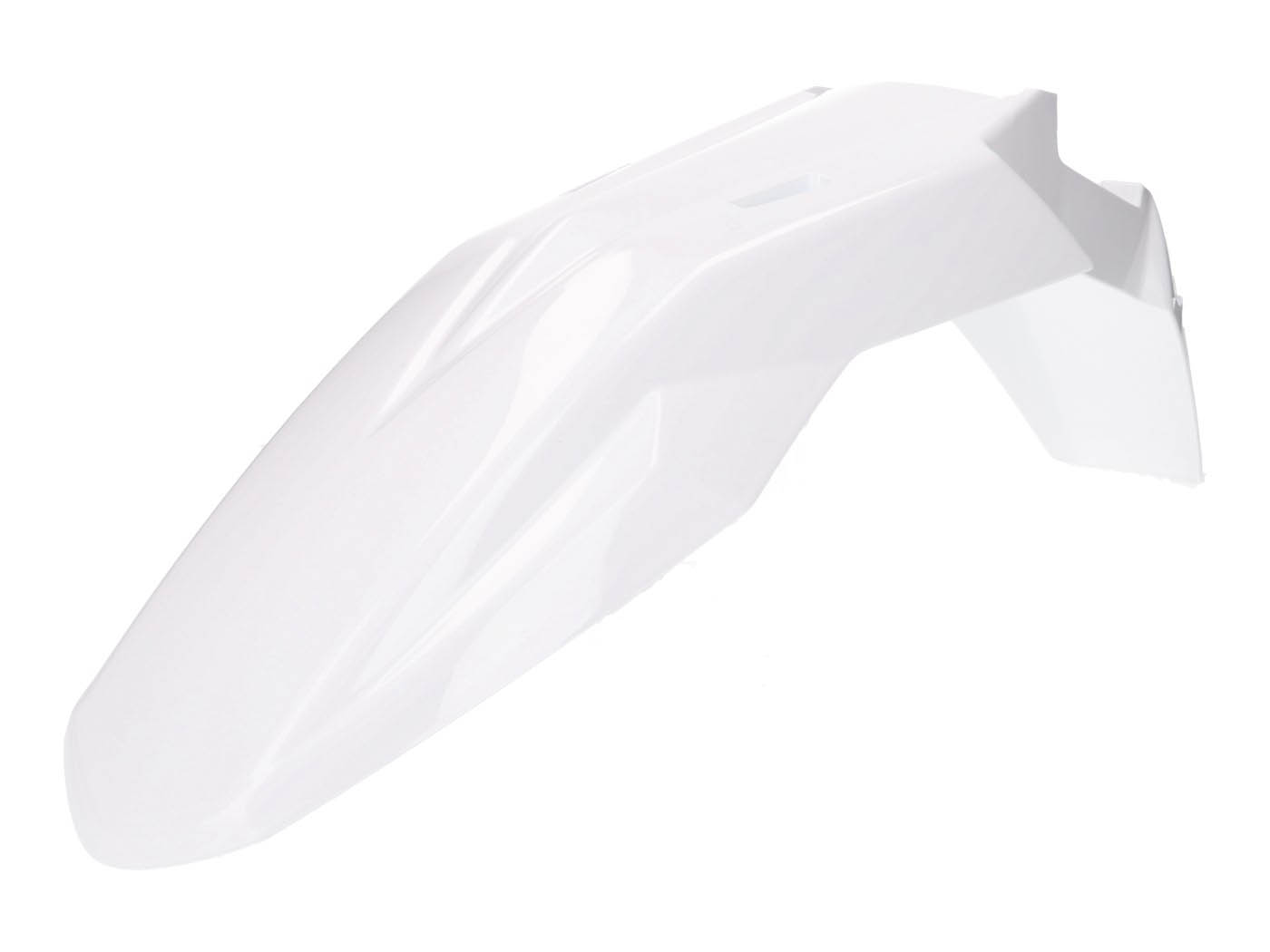 Piaggio Přední blatník OEM bílá, Aprilia RX, SX, Derbi Senda, Gilera RCR, SMT 50 Euro4 2018- PI-2B004321000W0B