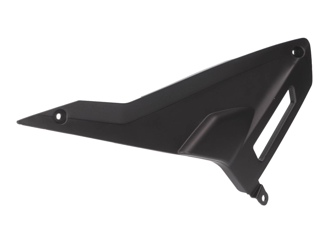 Piaggio Boční kryt levá strana přední OEM černá, Aprilia RX, SX, Derbi Senda, Gilera RCR, SMT 50 Euro4 2018- PI-2B004328