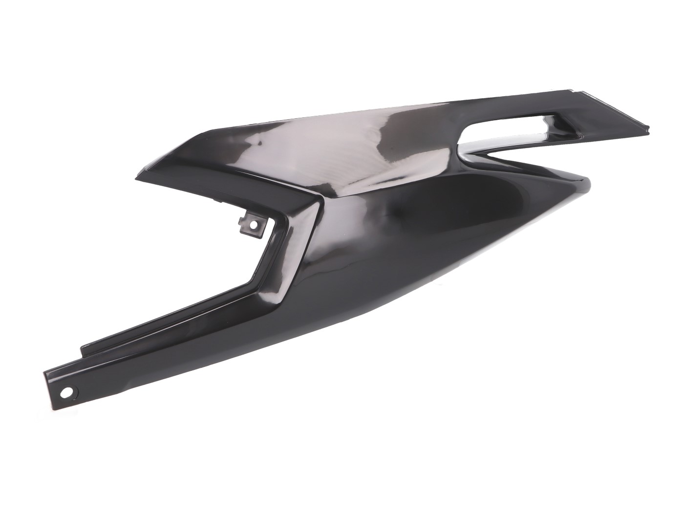 Piaggio Boční kryt levá strana zadní OEM černá, Aprilia RX, SX, Derbi Senda, Gilera RCR, SMT 50 Euro4 2018- PI-2B004330000W0N