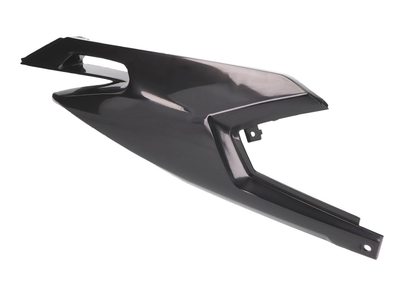 Piaggio Boční kryt pravá strana zadní OEM černá, Aprilia RX, SX, Derbi Senda, Gilera RCR, SMT 50 Euro4 2018- PI-2B004329000W0N