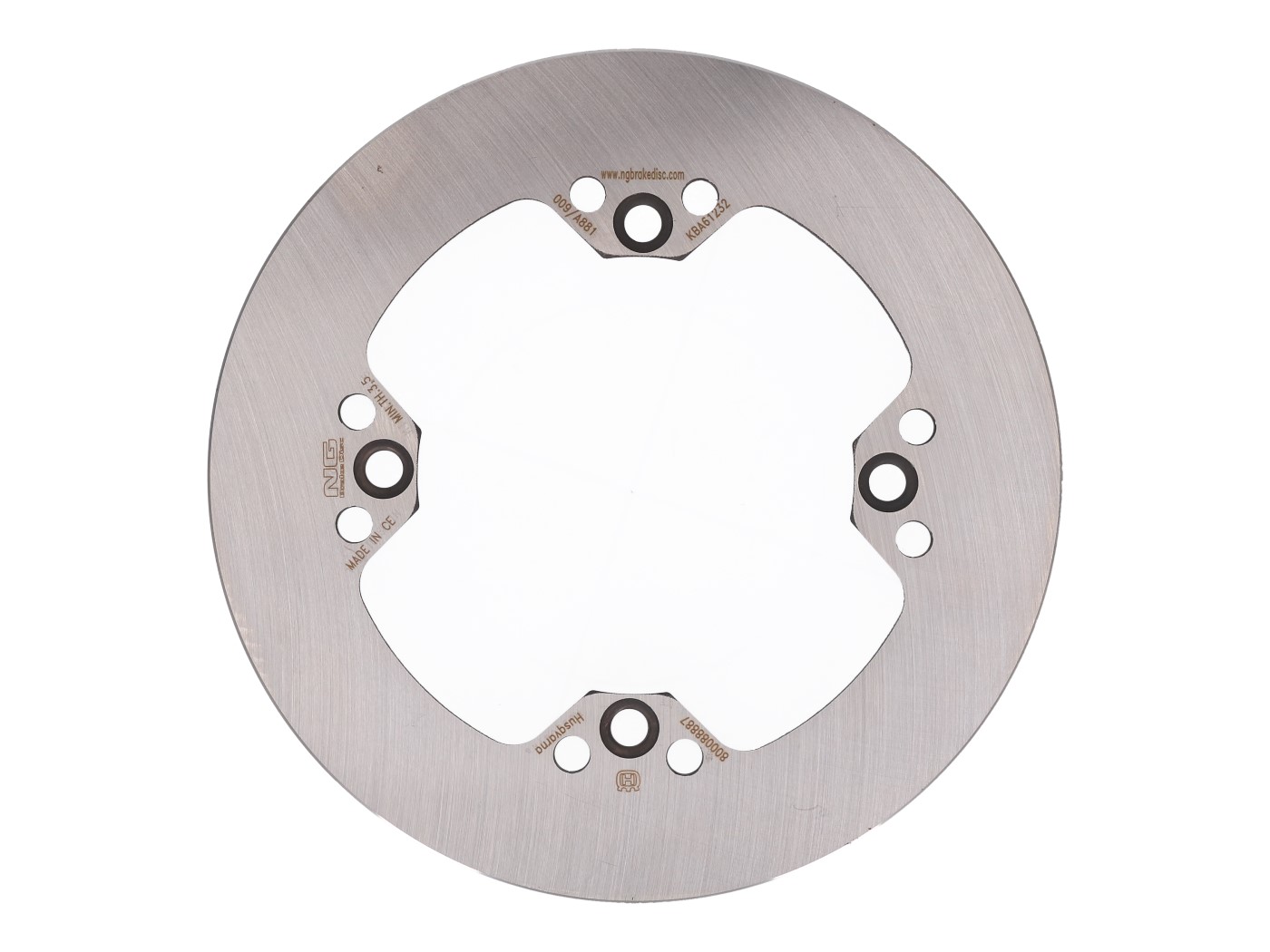 NG Brake Disc Brzdový kotouč NG,Husqvarna CR, NOX, SMR, SMS, TE, WR, SWM RS R zadní NG263SP