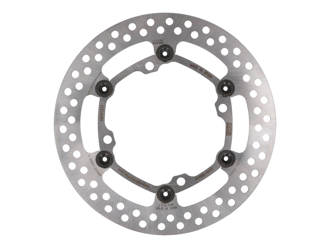 NG Brake Disc Brzdový kotouč NG plovoucí, Suzuki RM-Z 450, RMX 450 přední NG1048