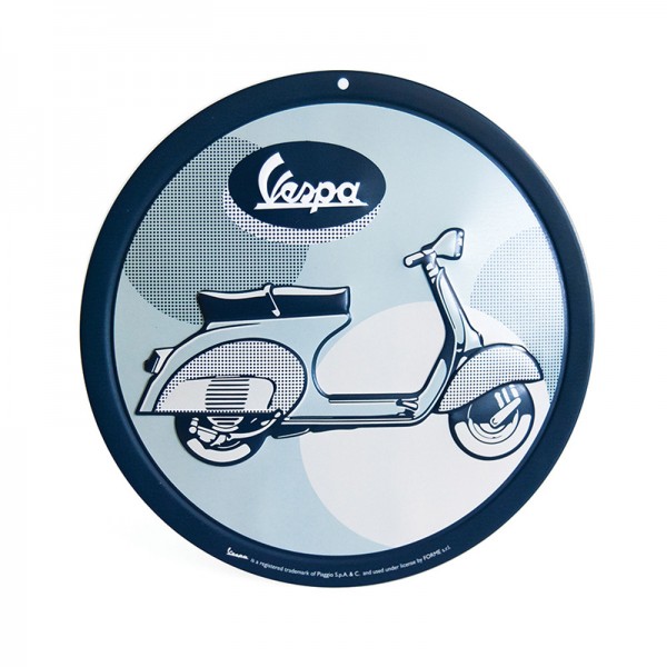 Levně Forme Plechová cedule Vespa "Logo" kulatá VPBB92