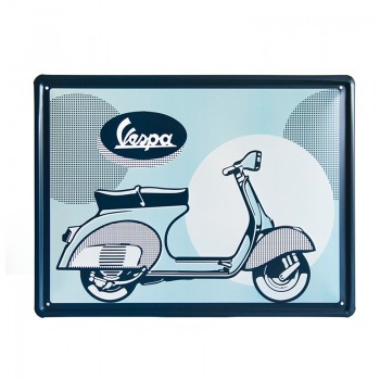 Levně Forme Plechová cedule Vespa "Logo" hranatá VPBB91