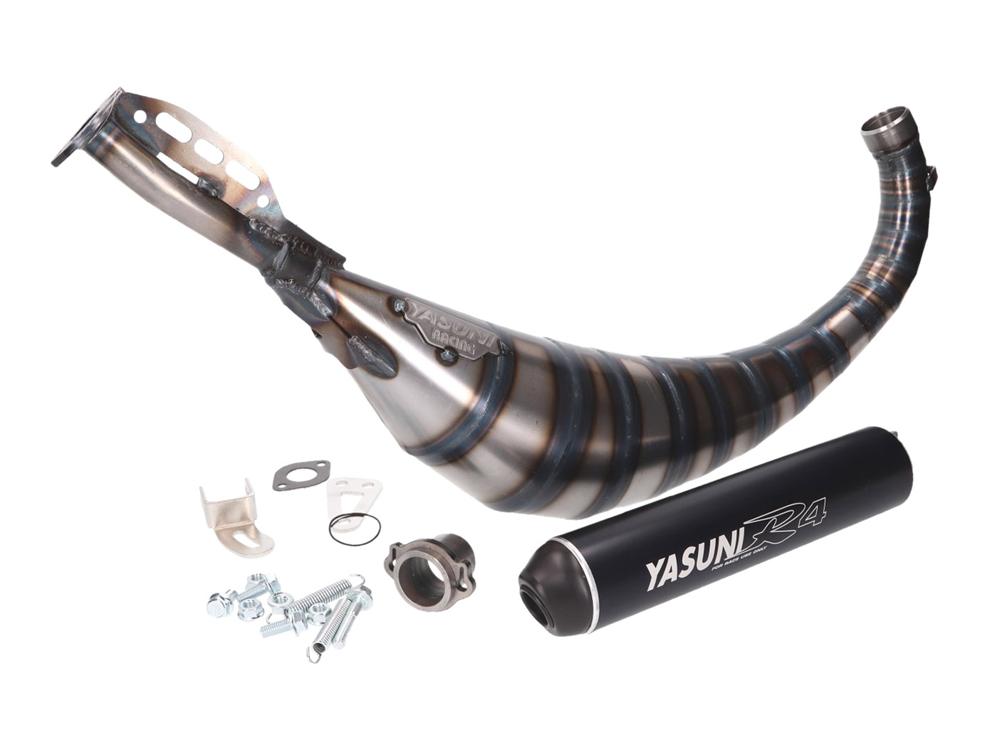 Výfuk Yasuni R4 Carrera MAX, Derbi EBE, EBS, D50B0 Road Big Bore YA820XB