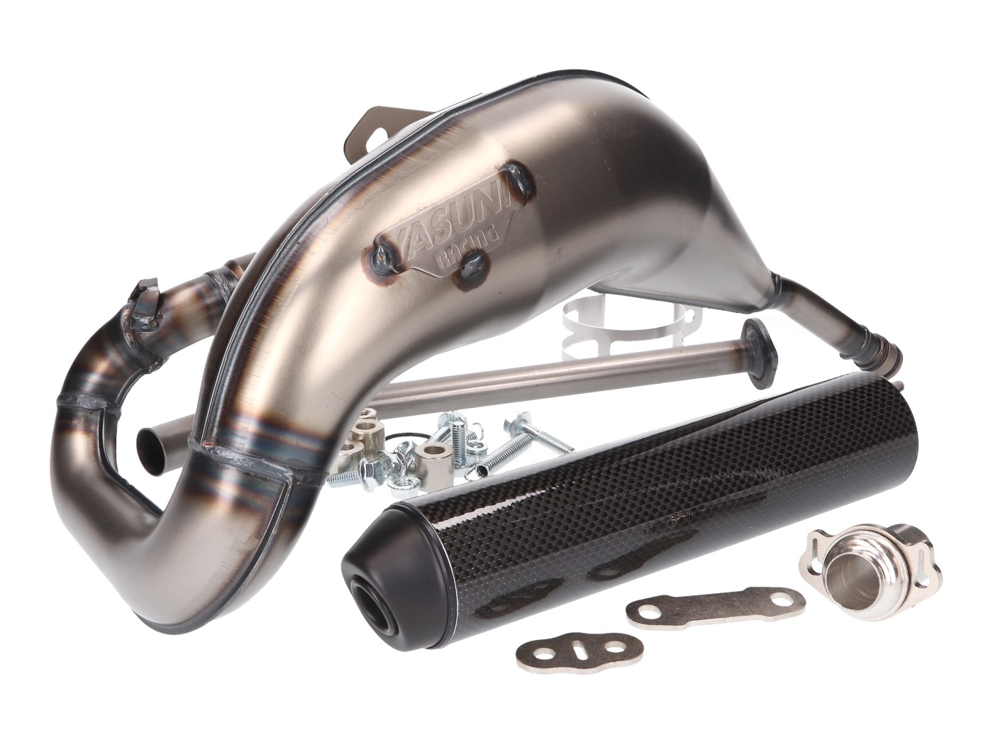 Výfuk Yasuni Cross MAX karbon, Aprilia RX, SX, Derbi R, SM, Gilera RCR, SMT YA230XC