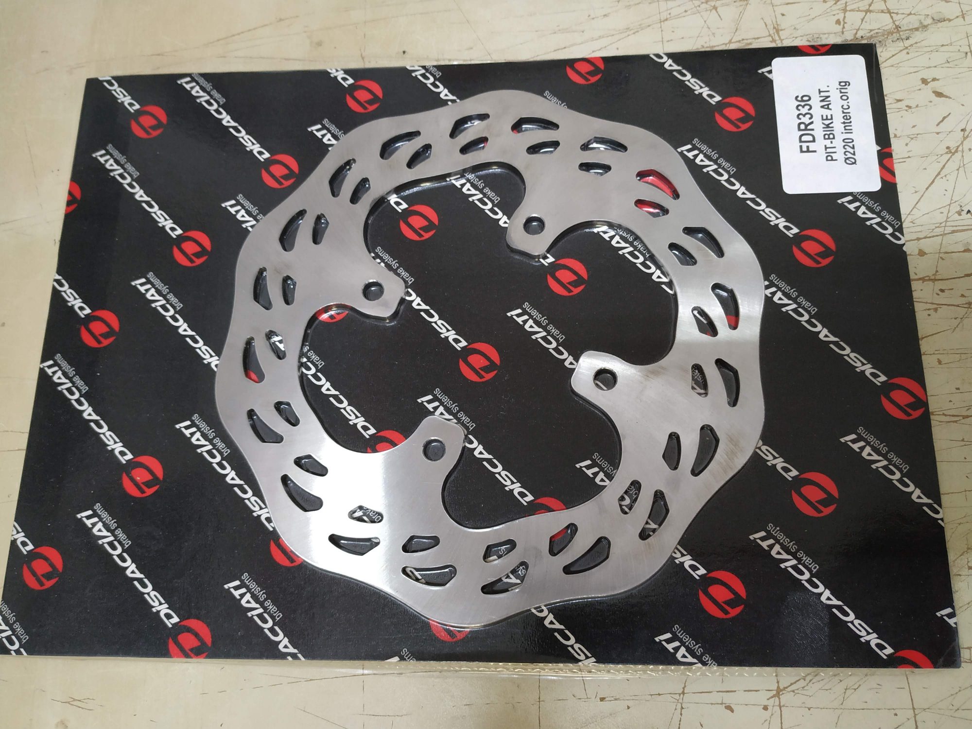 Brzdový kotouč Discacciati 220mm, Pitbike FDR336
