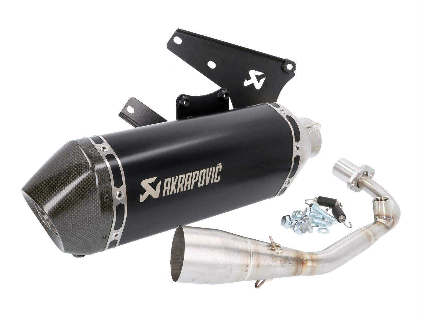 Výfuk Akrapovic Racing Line, Piaggio Liberty, Vespa Primavera, Sprint 125, 150cc iGet Euro4 S-VE125R2-HZBL