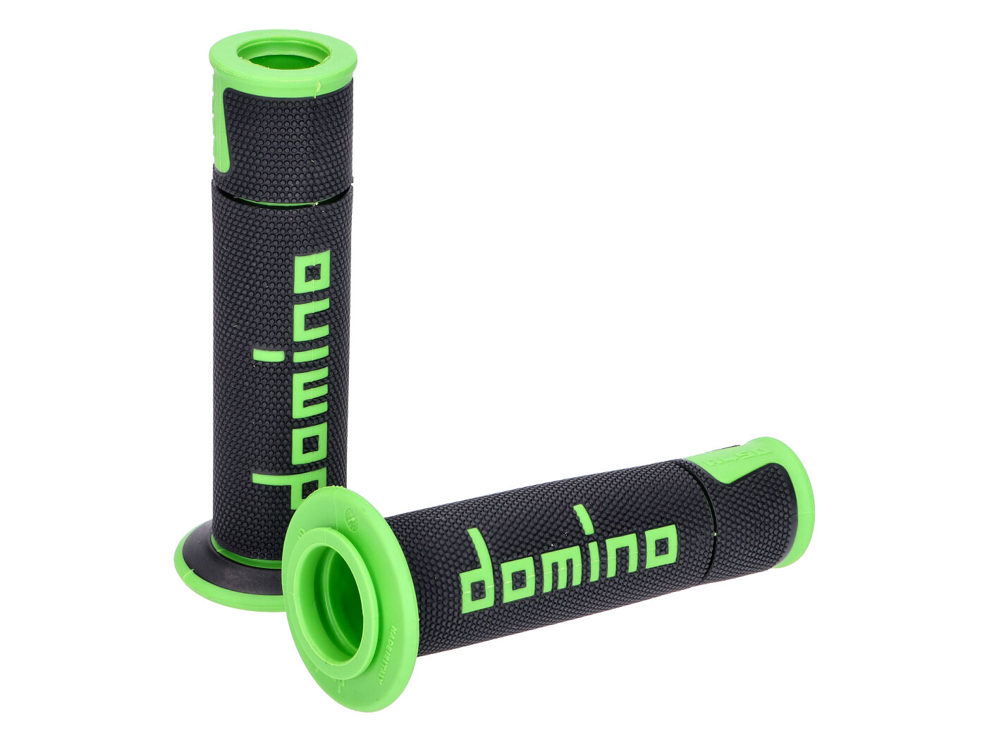 Gripy Domino A450 on-road racing černo - zelené, otevřené 39776