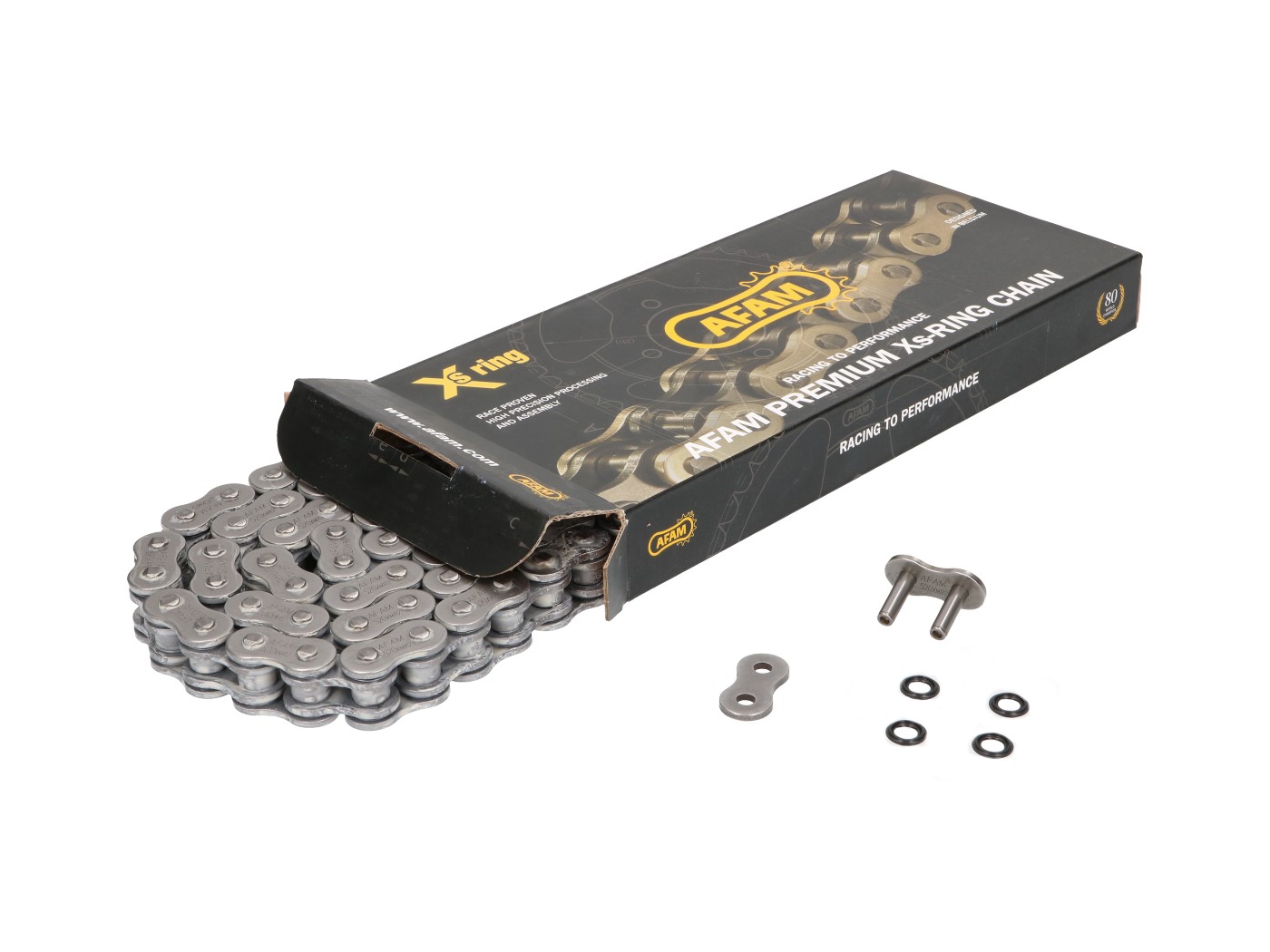 Řetěz AFAM XS-Ring zesílený, černý - 520 XMR3 x 112 AFA520XMR3-112L
