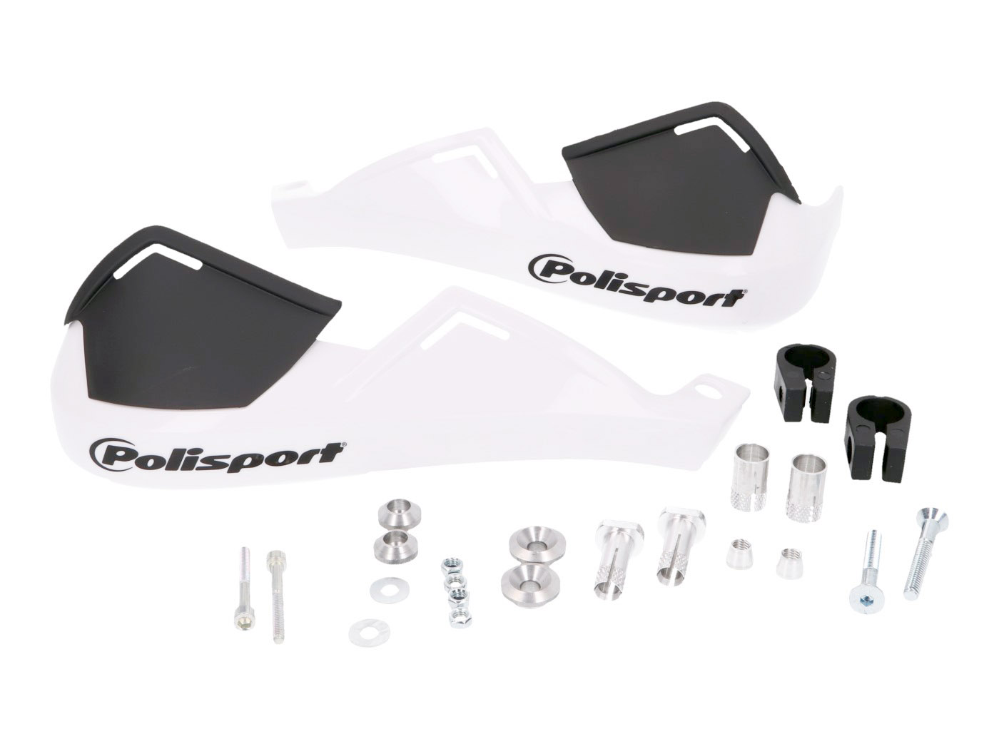 Kryty páček Polisport Evolution Integral bílá, 22mm řidítka 39862
