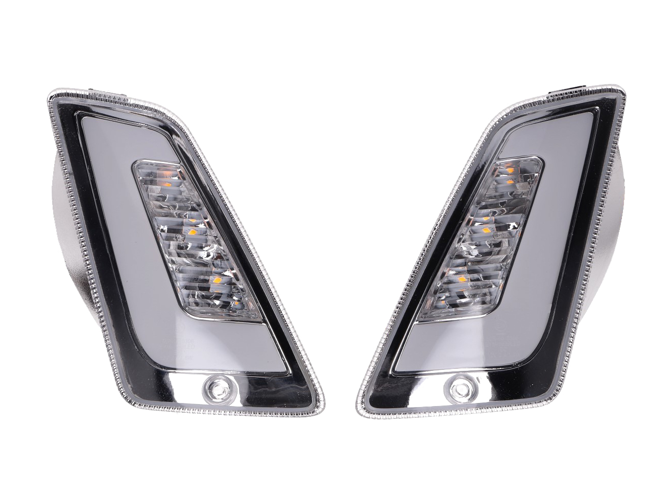 Sada předních blinkrů Power1 LED bílé, Vespa GT, GTS, GTV 40078