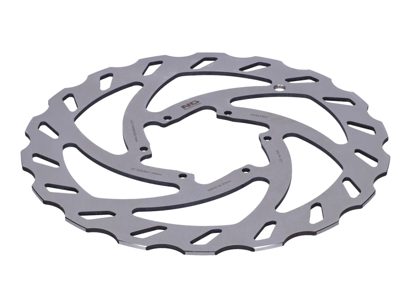 NG Brake Disc Brzdový kotouč NG Wavy, Aprilia RS, RS4, Beta RR, MH RX, Peugeot XR-7 NG1608X