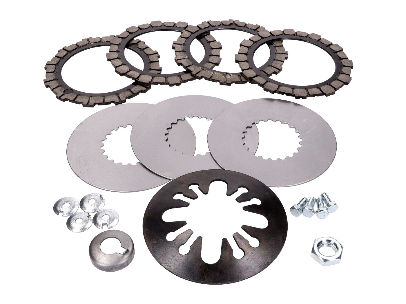 Diverse / Import Spojková sada lamely a plechy 18ks, Simson S51, S53, S70, S83, SR50, SR80, KR51/2 41484