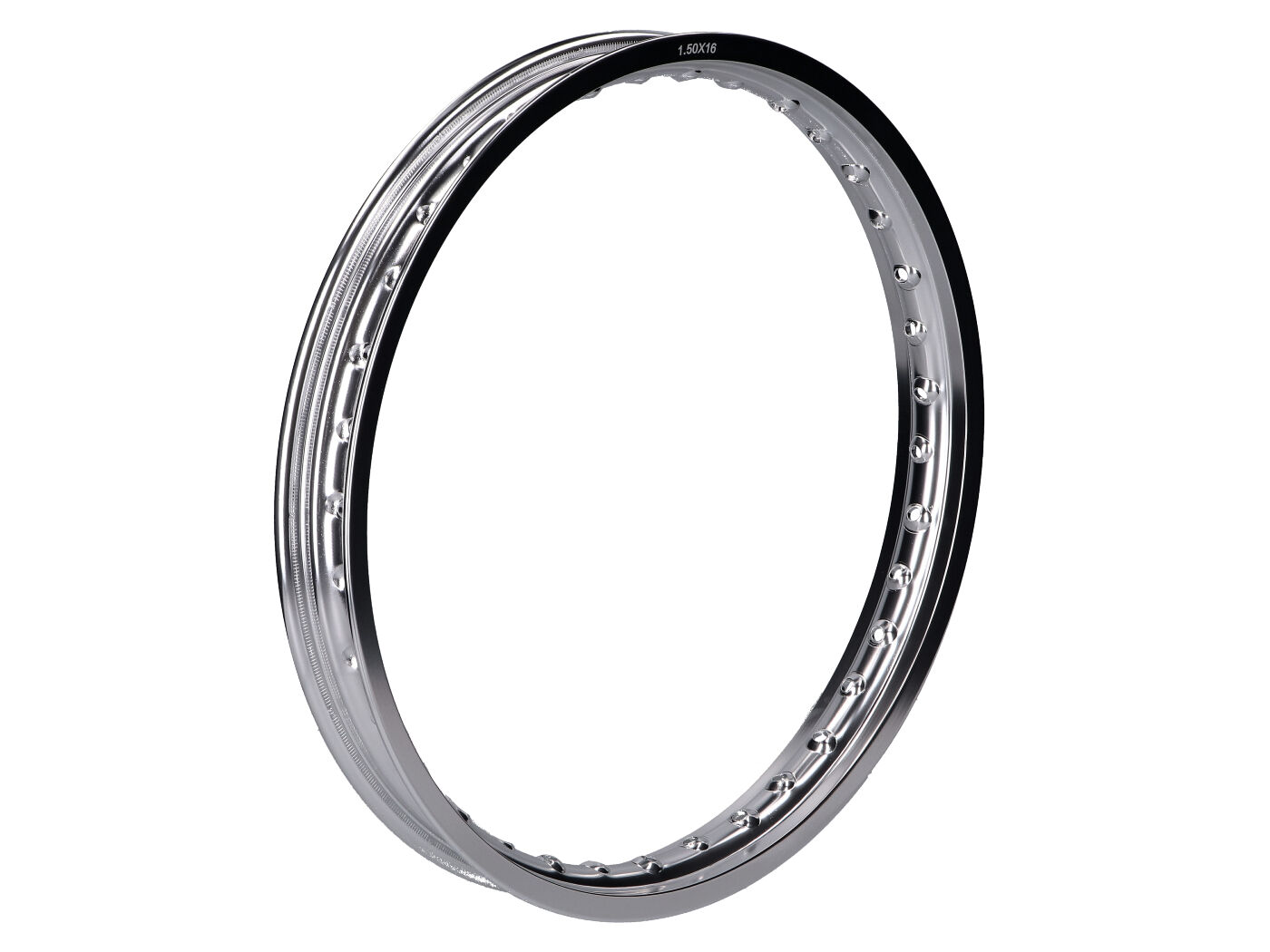 OEM Standard Ráfek 1,50 x 16" ALU, Simson S50, S51, S53, S70, SR4-1 Spatz, SR4-2 Star, SR4-3 Sperber, SR4-4 Habicht, KR51/1 Schwalbe, KR51/2 Schwalbe 41745
