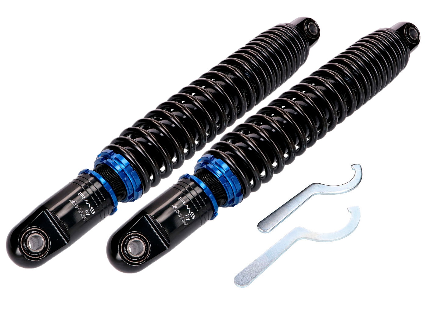 Sada tlumičů Forsa 370-400mm nastavitelné, Simson S50, S51, S53, S70, S83 Enduro 42445