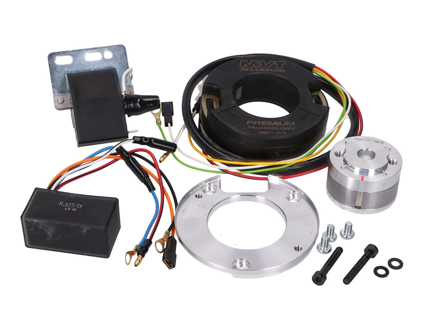 MVT Allumage Zapalování MVT Premium s dobíjením, Aprilia, Derbi, Gilera EU4 MVT-PREM29