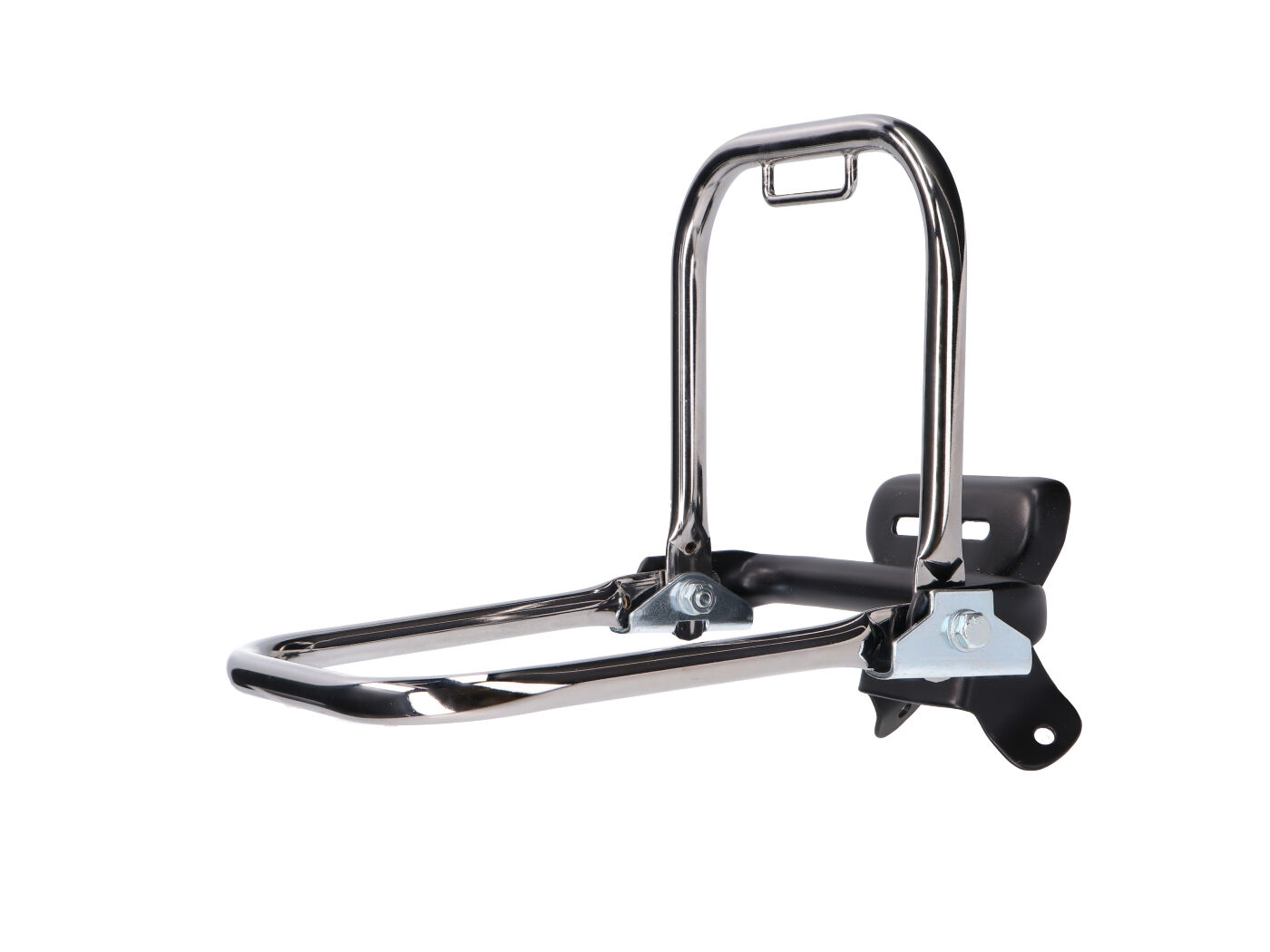 OEM Standard Nosič zadní chrom s krátkým madlem a držákem na blatník, Simson S50, S51, S70 40785