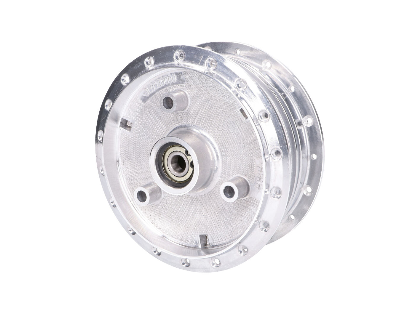 Diverse / Import Náboj kola hliníkový s ložisky, Simson S50, S51, S53, S70, S83, KR51/1 Schwalbe, KR51/2 Schwalbe, SR4-1 Spatz, SR4-2 Star, SR4-3 Sperber, SR4-4 Habicht, Duo 4/1, Duo 4/2 40855