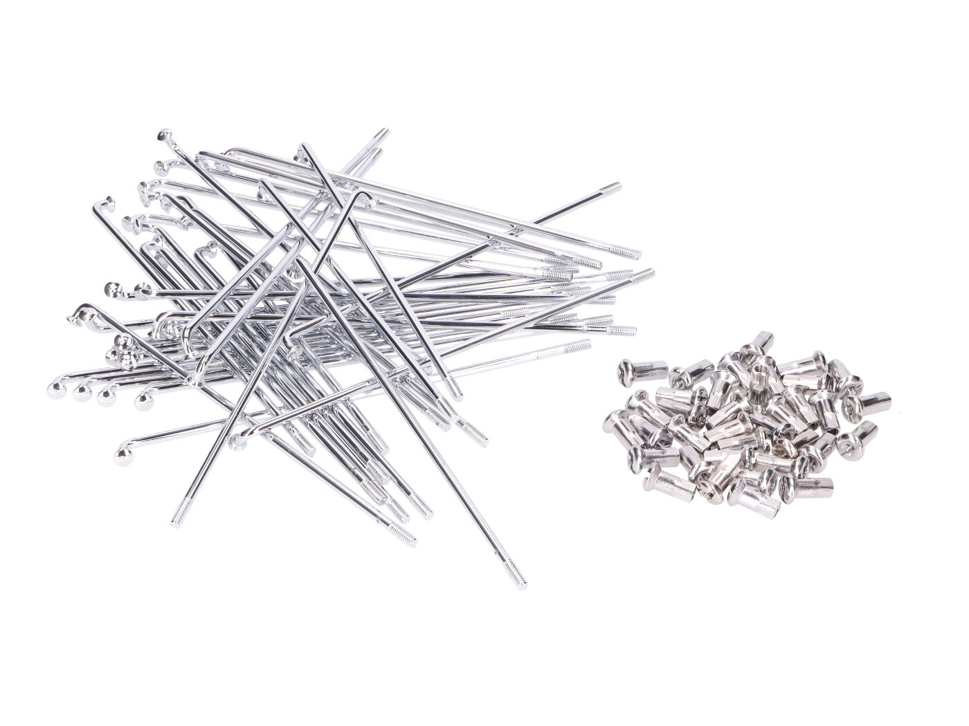 OEM Standard Výplet kola chrom 143.5mm M3.5, 16 palců, Simson S50, S51, S53, S83, Schwalbe, Sperber, Habicht 40888