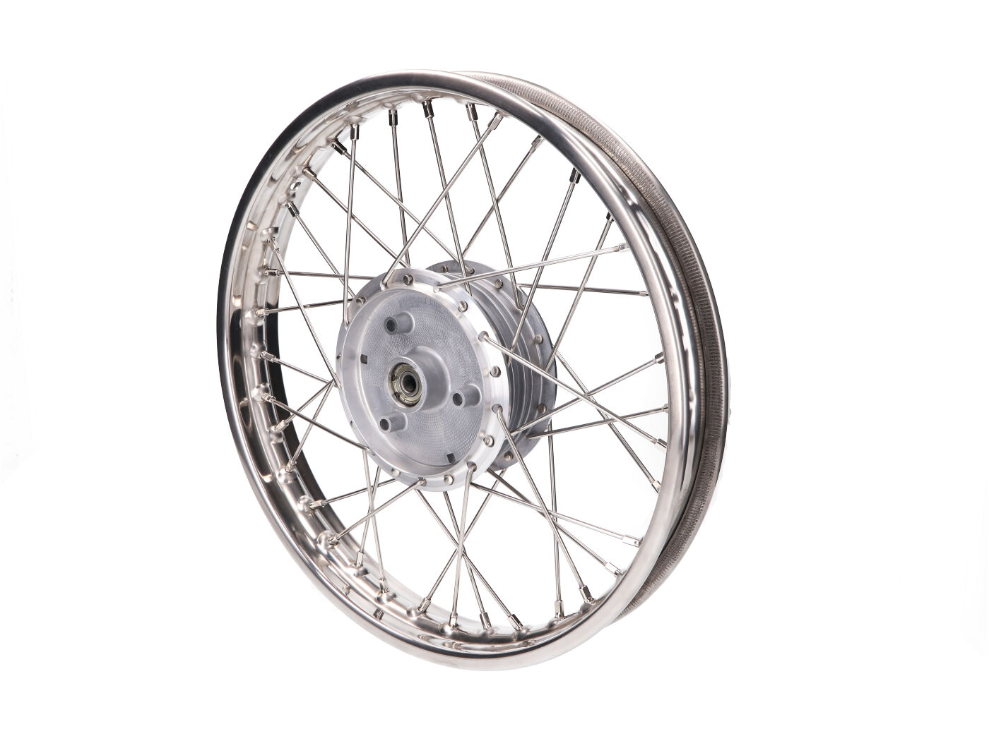 Diverse / Import Ráfek s výpletem 1.60 x 16 nerez, Simson KR51/1, KR51/2 Schwalbe, S50, S51, S53, S70, S83, SR4-1 Spatz, SR4-2 Star, SR4-3 Sperber, SR4-4 Habicht, Duo 40890