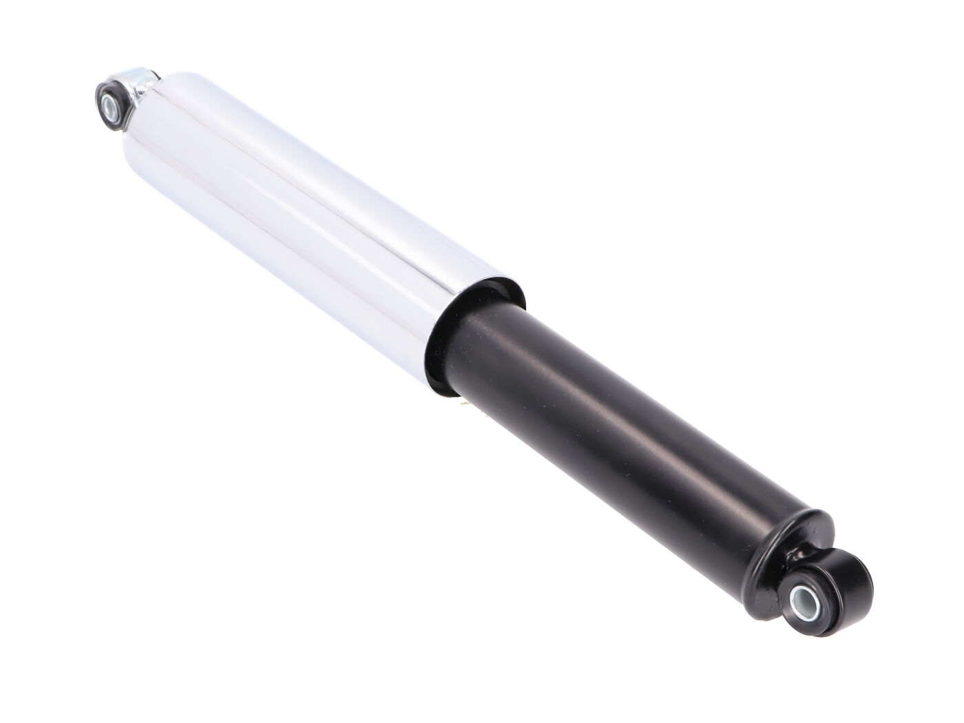 Diverse / Import Zadní tlumič 345mm chrom, Simson S50, S51, S70, KR51/2, SR4-4, SR50, SR80, Schwalbe, Star 40895