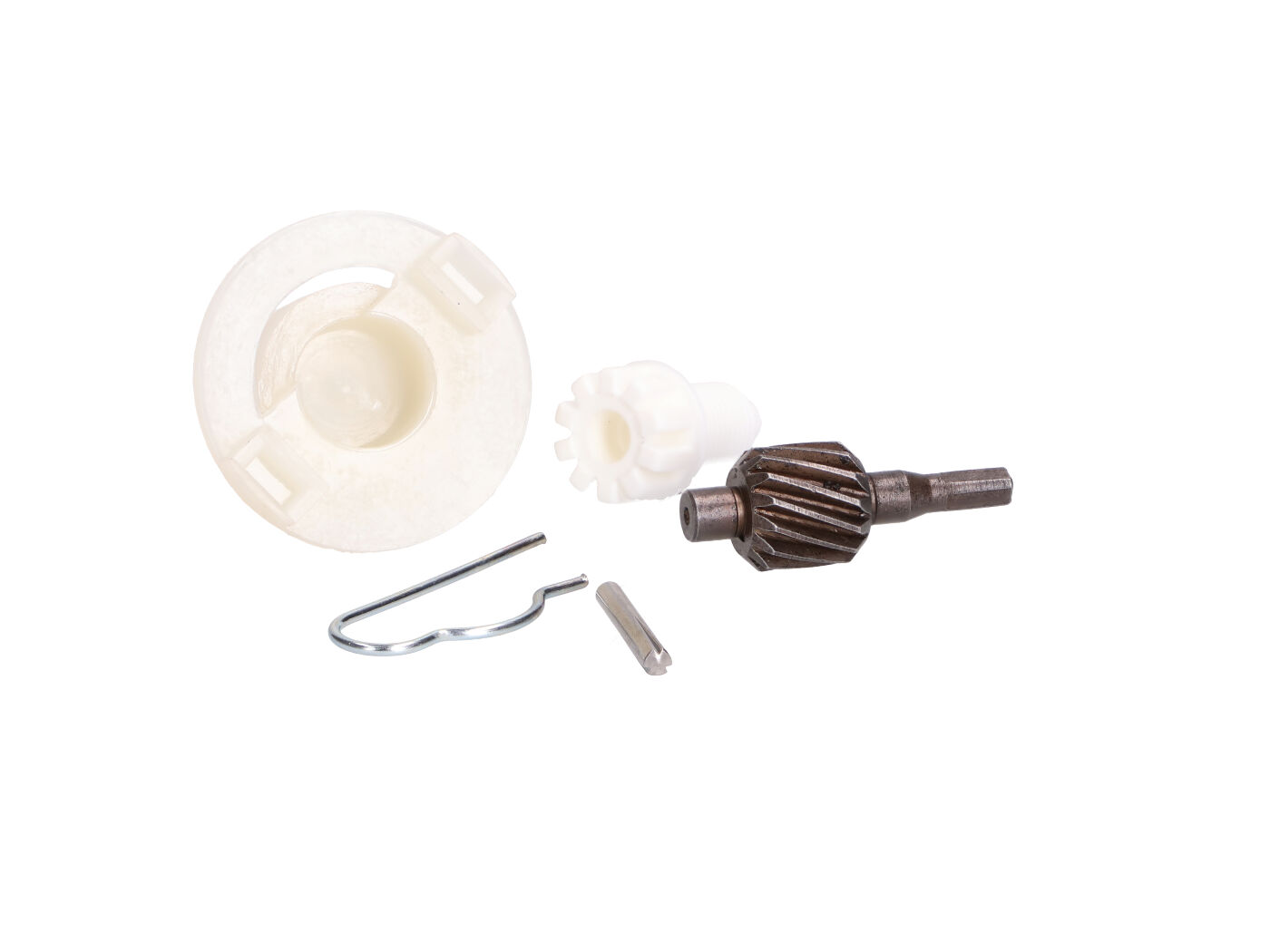 Diverse / Import Sada náhonu tachometru 14z pastorek, 16z ozubené kolo, Simson S51, S70, SR50, KR51, Schwalbe 40898