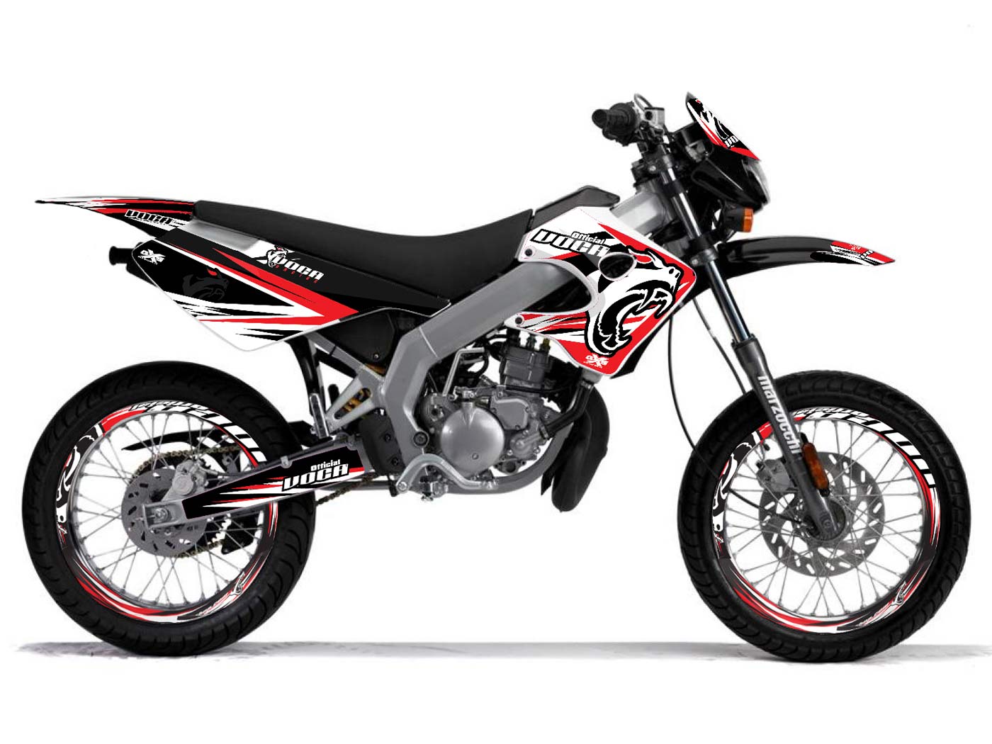 Voca Racing Sada polepů VOCA Racing, Derbi Senda X-Race SM 03-07 VCR-KIT-XRACE-07