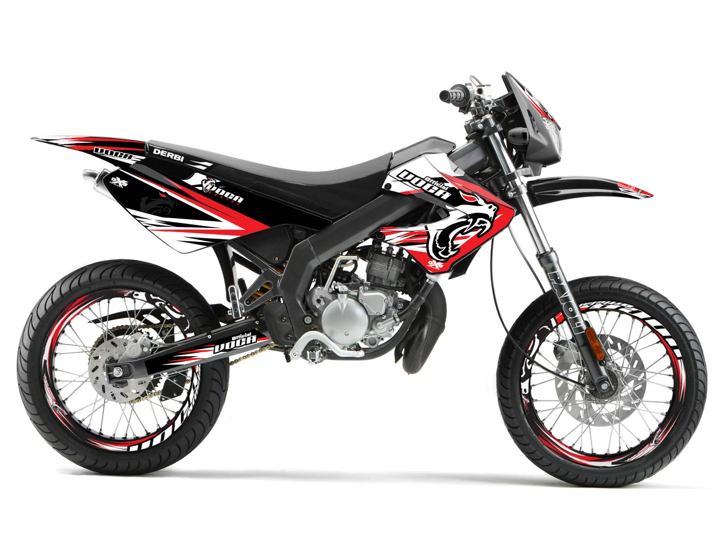 Voca Racing Sada polepů VOCA Racing, Derbi Senda X-Treme 03-09 VCR-KIT-XTREME-09