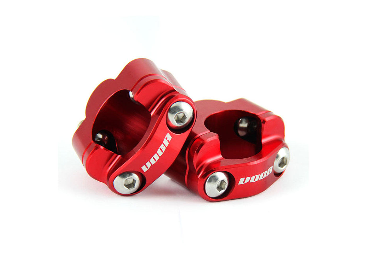 Voca Racing Objímky řidítek VOCA HB28 CNC 22-28 - červená VCR-SD960/RE