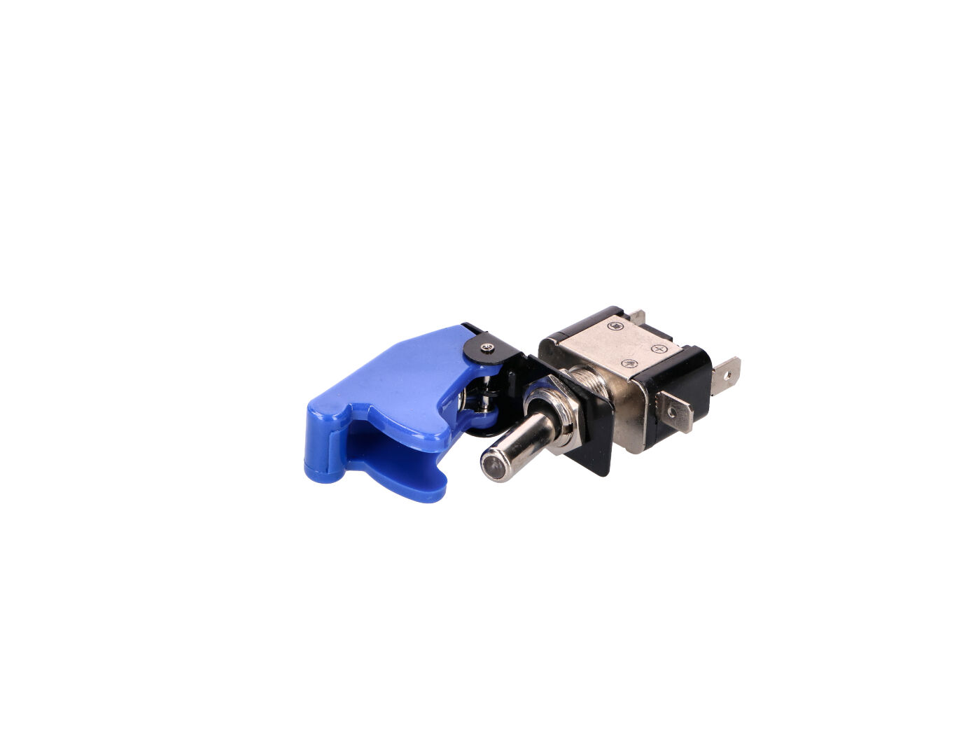 Diverse / Import Spínač s krytkou a LED, modrá 41222