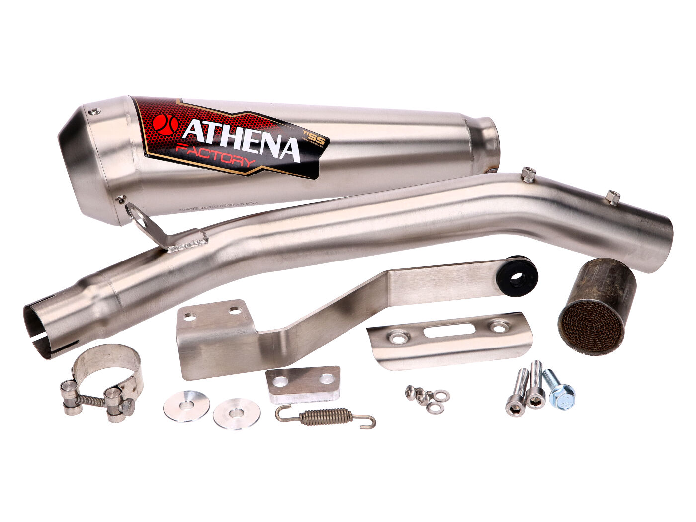 Levně Výfuk Athena Factory racing, KTM Duke 125 11-16 40618