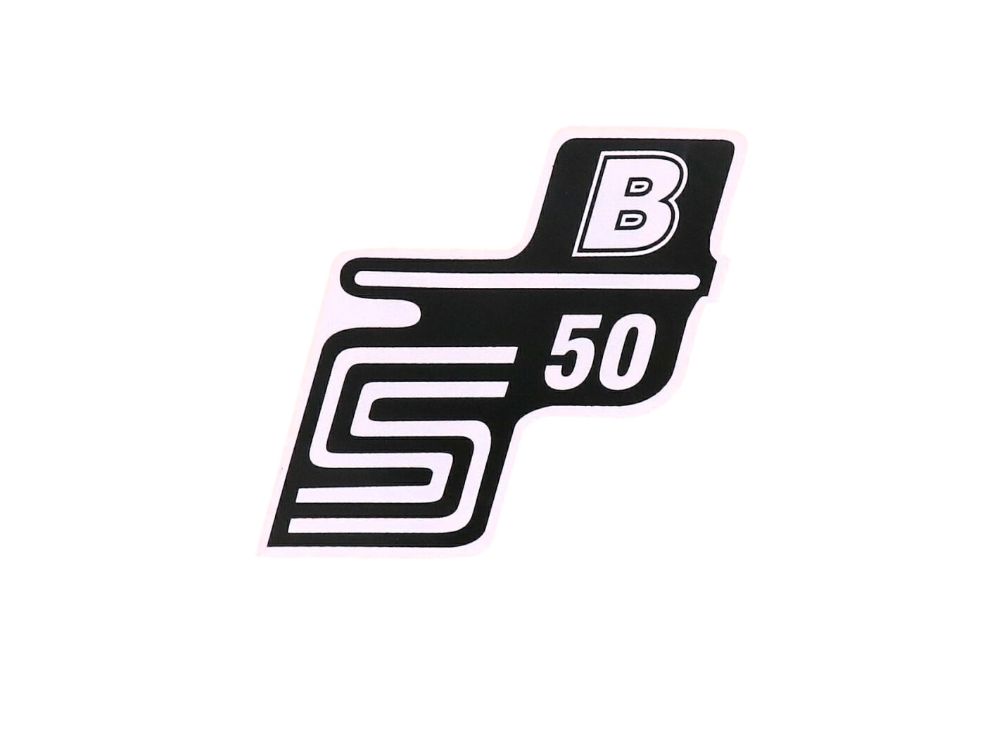 OEM Standard Samolepka S50 B bílá, Simson S50 41961