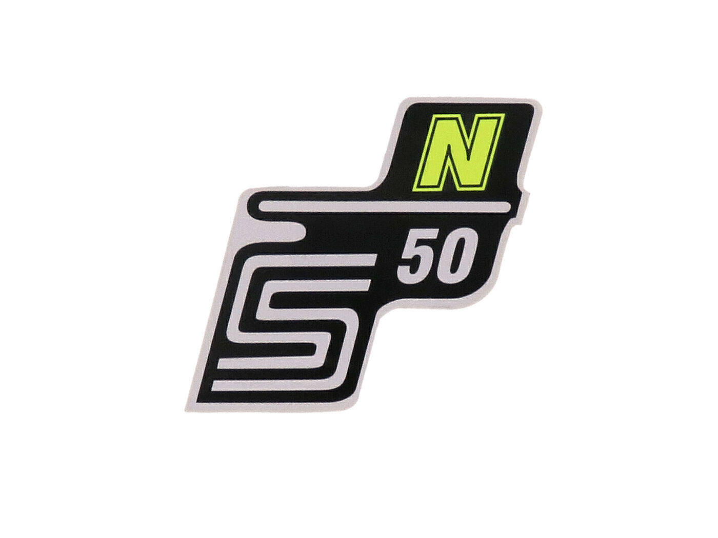 OEM Standard Samolepka S50 N neonově žlutá, Simson S50 41965
