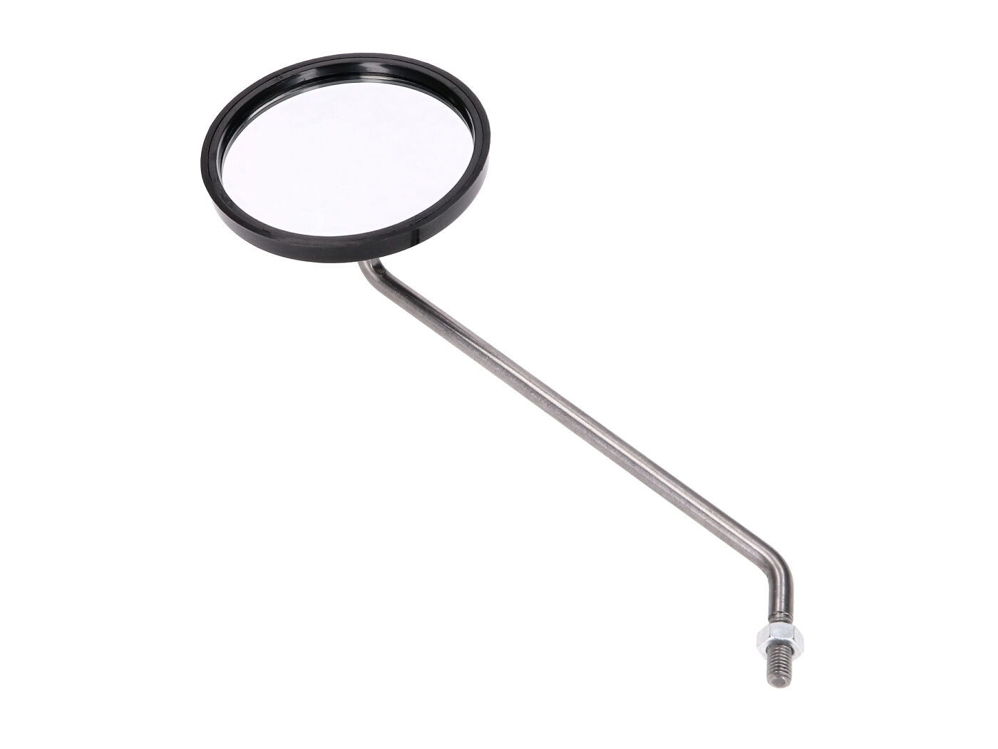 OEM Standard Zrcátko levé, kulatý tvar 90mm, závit M8, Simson S50, S51, S70, SR50, SR80, KR51/2 KR50 Schwalbe 41872