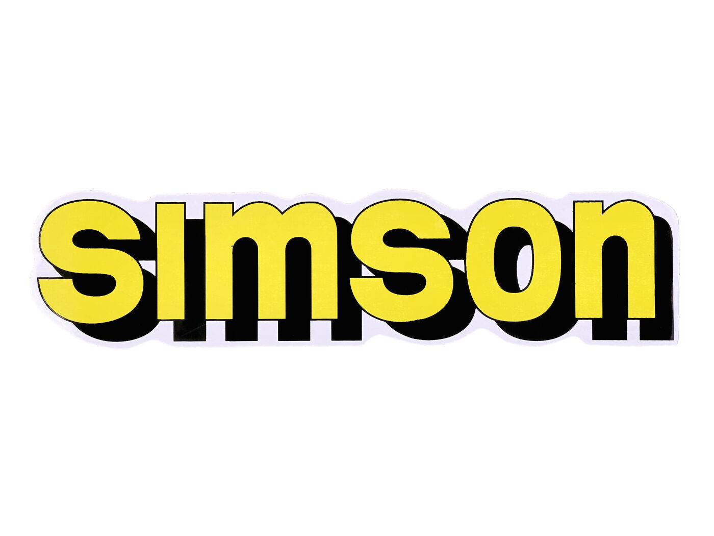 OEM Standard Samolepka nádrže žlutá, Simson S51 42009