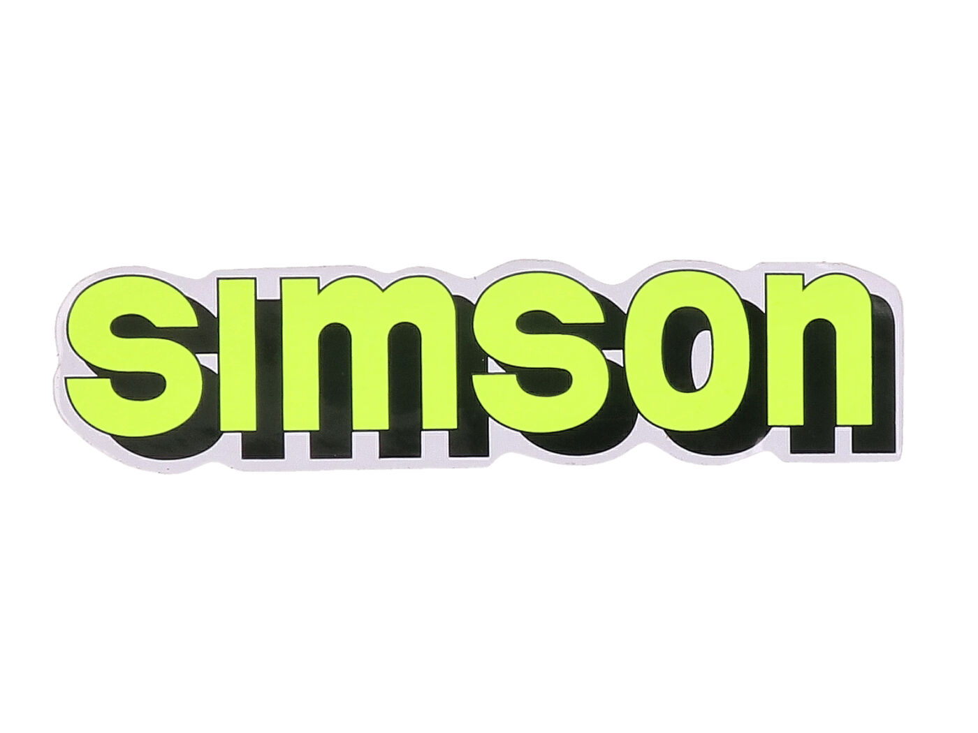 OEM Standard Samolepka nádrže neonově žlutá, Simson S51 42010