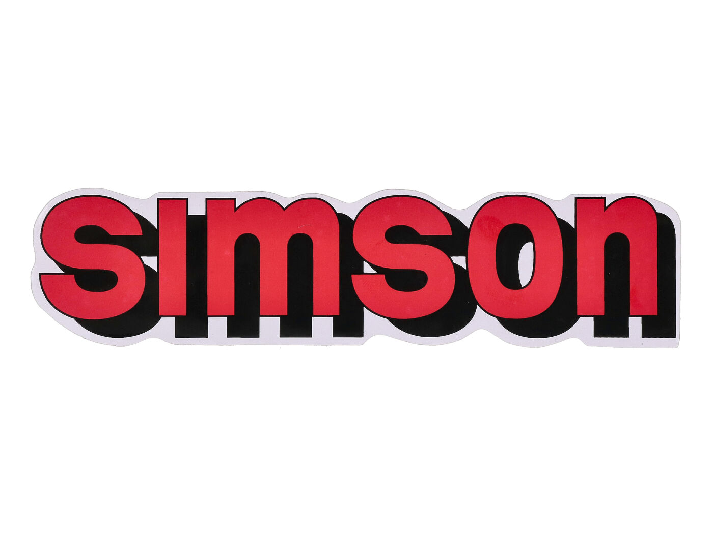 OEM Standard Samolepka nádrže červená, Simson S51 42011