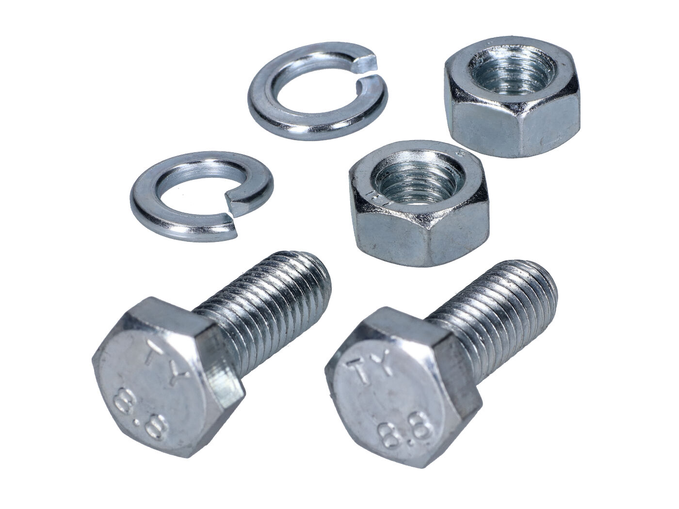 OEM Standard Sada šroubů stupaček spolujezdce, Simson S50, S51, S53, S70, S83, SR50, SR80, KR51/2, M531, M541, M741 41866