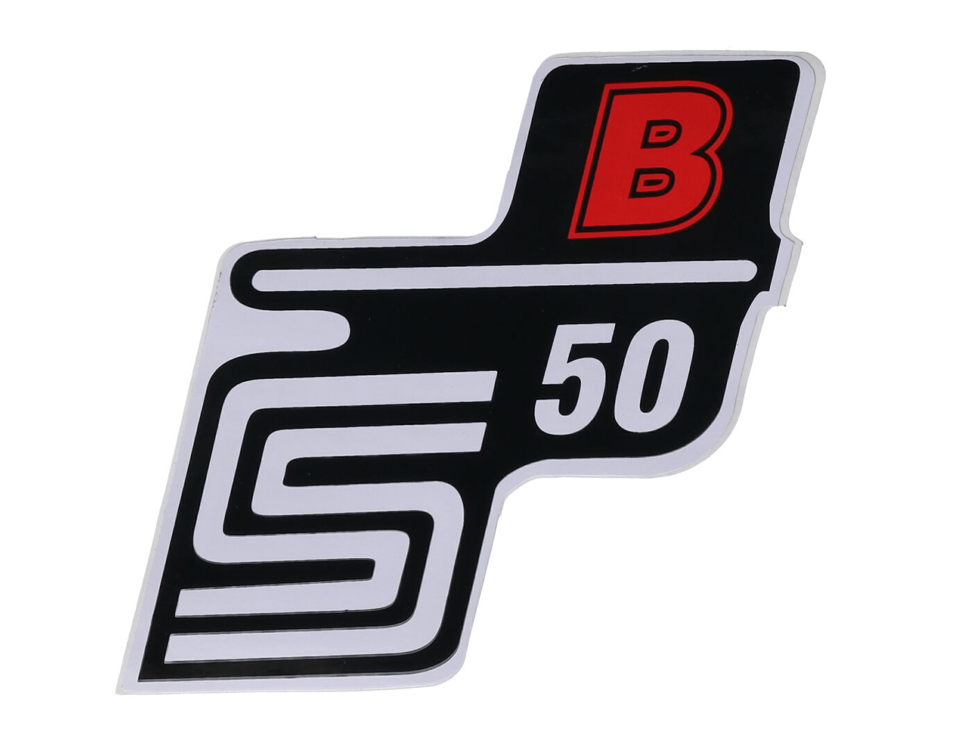 OEM Standard Samolepka S50 B červená, Simson S50 41956