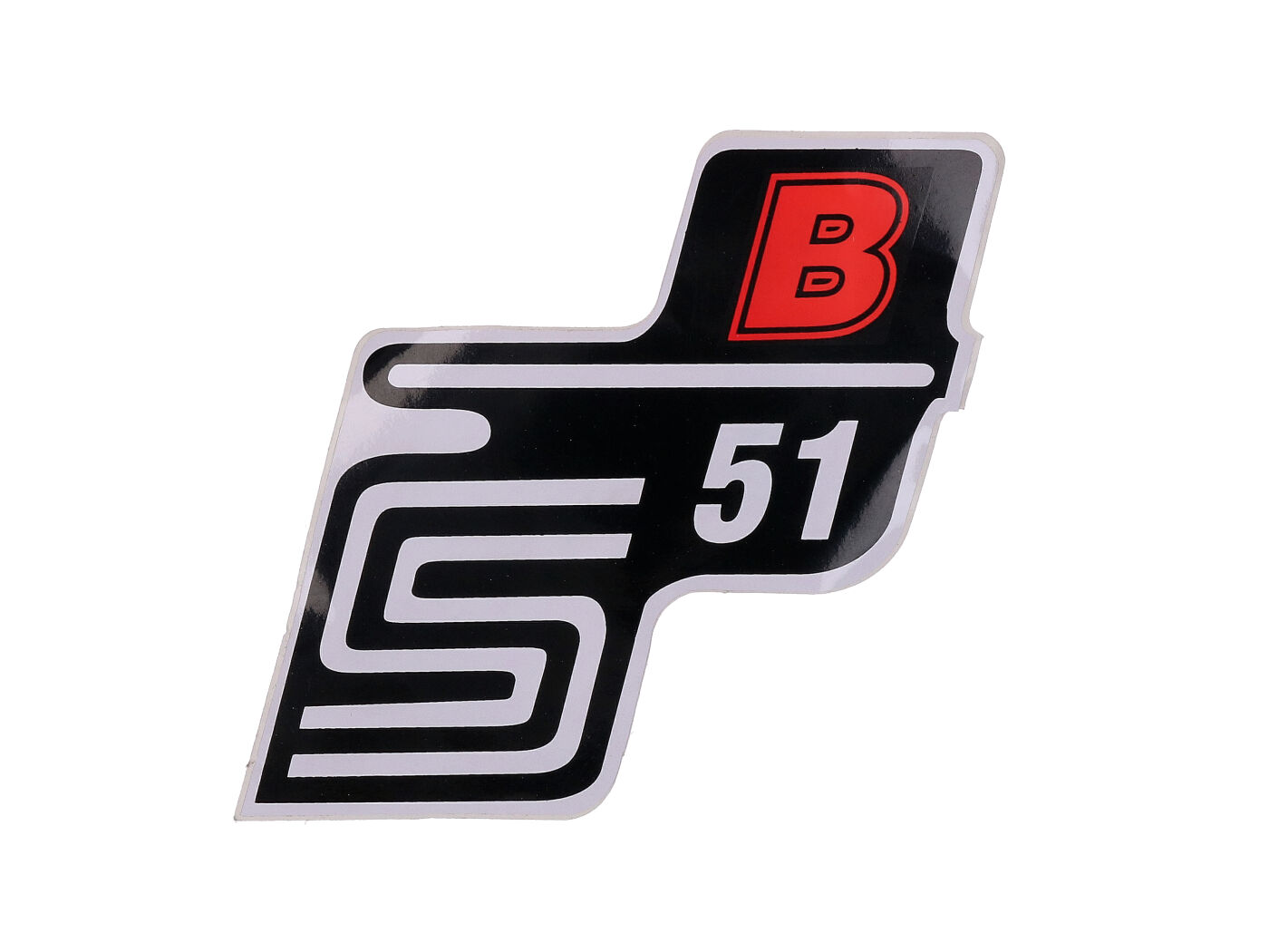 OEM Standard Samolepka S51 B červená, Simson S51 41996