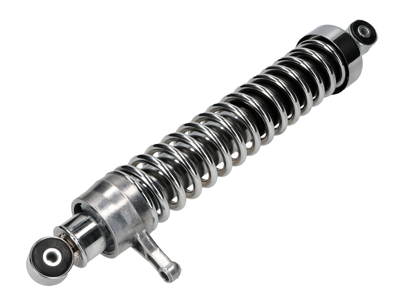 OEM Standard Zadní levý tlumič Enduro, chromový (2,5 cm prodloužený typ), Simson S51, S53, S70, S83 41816