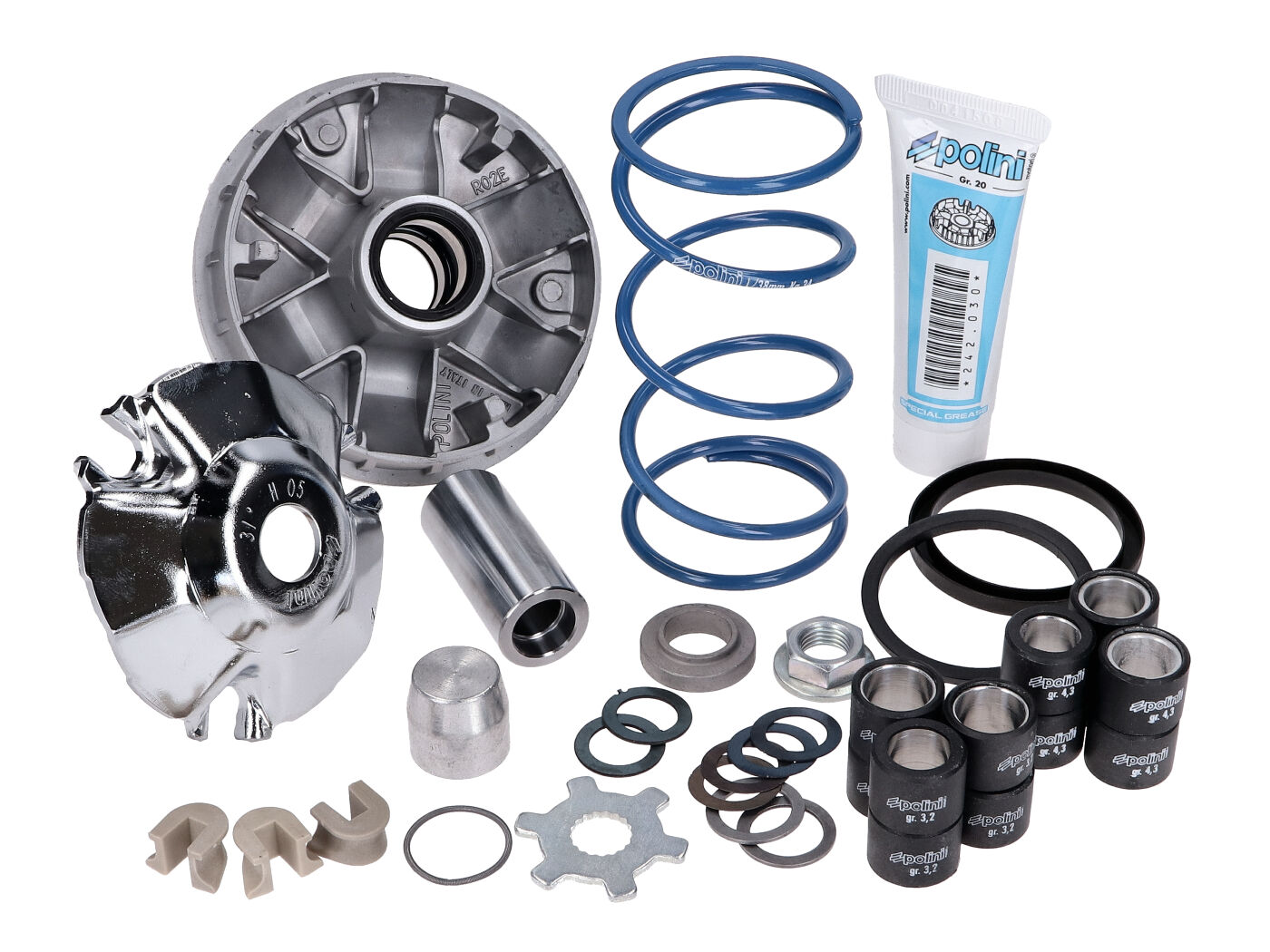 Variátor Polini Hi-Speed Evolution 2 16mm, 12.5°, Piaggio 241.749