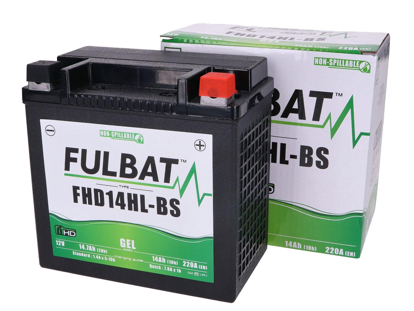 Levně Baterie Fulbat FHD14HL-BS gelová, Harley Davidson FB550880