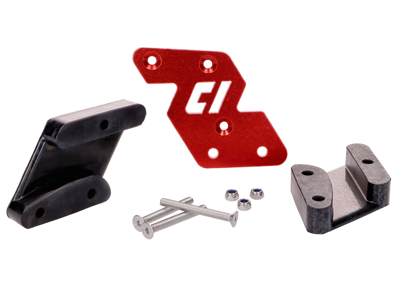 Vodítko řetězu Doppler červená, Aprilia RX, SX, Derbi Senda, Gilera RCR, SMT 42851-RE