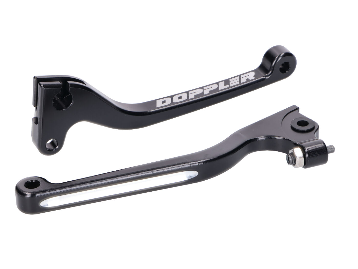 Sada páček Doppler CNC černá, Derbi Senda, Gilera RCR, SMT -2010 42877-BK