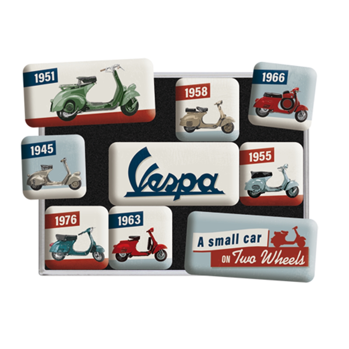 Levně Nostalgic Art Sada magnetů Vespa