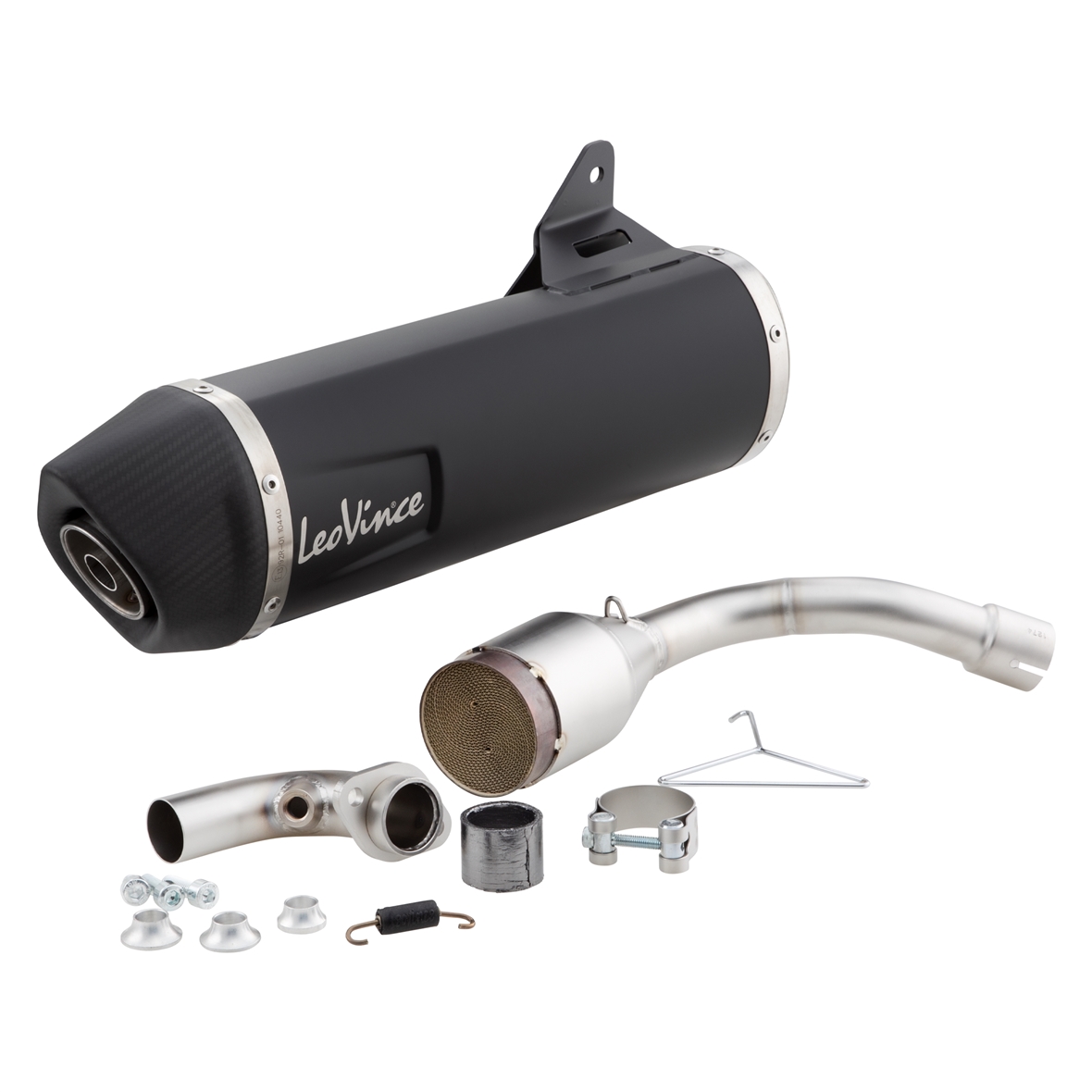Výfuk LEOVINCE SBK NERO, Vespa GTS, ​GTV 300ccm (`20-) Euro5 L14071K